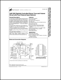 Click here to download LMC1992CCV Datasheet