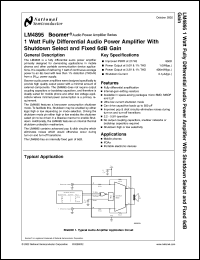 Click here to download LM4895LD Datasheet