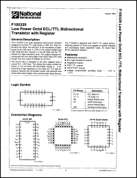 Click here to download 100329FCQR Datasheet