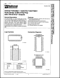 Click here to download 54ACQ821FMX Datasheet