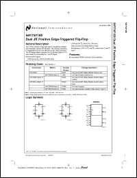 Click here to download 74F109SJ Datasheet