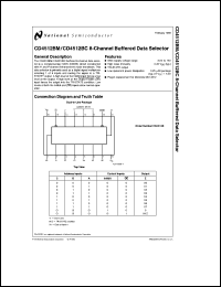 Click here to download CD4512BC Datasheet