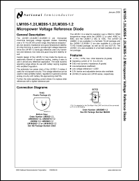 Click here to download LM285BXH-1.2 Datasheet