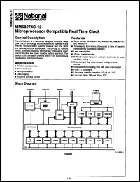 Click here to download MM58274C-12 Datasheet