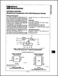 Click here to download ADC0854CCJ Datasheet