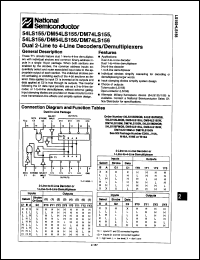 Click here to download 54LS156DMQB Datasheet