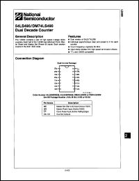 Click here to download 54LS490FMQB Datasheet