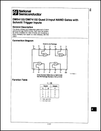 Click here to download DM74132N Datasheet