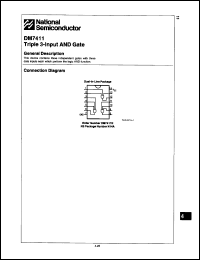 Click here to download DM7411N Datasheet