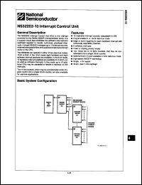 Click here to download NS32202D-10 Datasheet