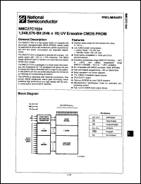 Click here to download NMC27C1024Q120 Datasheet