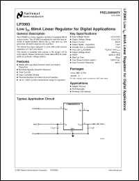 Click here to download LP3993IMFX-2.5 Datasheet