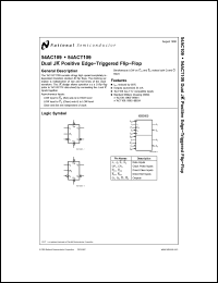 Click here to download 54ACT109F Datasheet