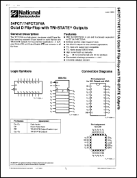 Click here to download 74FCT374ADMX Datasheet