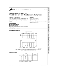 Click here to download DM54157J Datasheet