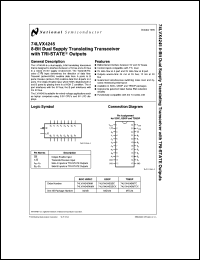 Click here to download 74LVX4245WM Datasheet