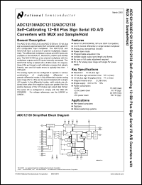 Click here to download ADC12130CIN Datasheet