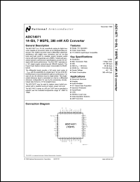 Click here to download ADC14071 Datasheet