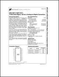 Click here to download ADC16471 Datasheet