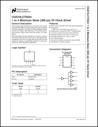 Click here to download CGS74LCT2524 Datasheet