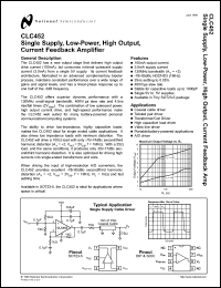 Click here to download CLC452 Datasheet