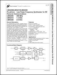 Click here to download LMX2326 Datasheet