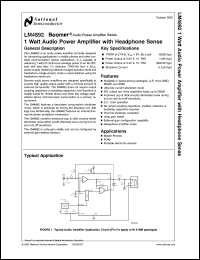 Click here to download LM4892IBPX Datasheet