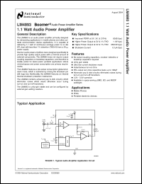 Click here to download LM4893MA Datasheet