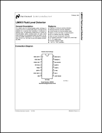 Click here to download LM903 Datasheet