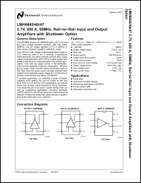 Click here to download LMH6647MFX Datasheet