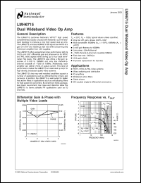 Click here to download LMH6715 Datasheet