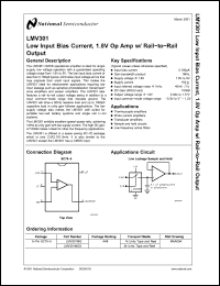 Click here to download LMV301MGX Datasheet