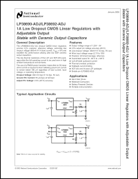 Click here to download LP38692SDX-ADJ Datasheet