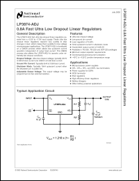 Click here to download LP3874EMPX-ADJ Datasheet