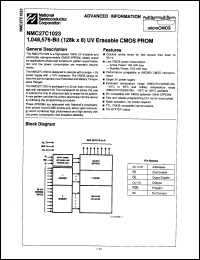 Click here to download NMC27C1023Q120 Datasheet