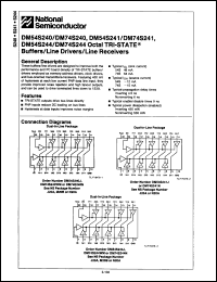 Click here to download DM74S240J/B+ Datasheet