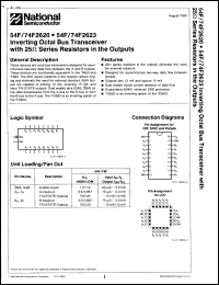 Click here to download 74F2623QCQR Datasheet