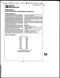 Click here to download DM74ALS648NT/A+ Datasheet