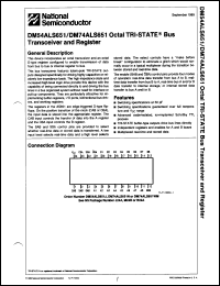 Click here to download DM54ALS651J Datasheet