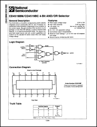 Click here to download CD4519BMJ Datasheet