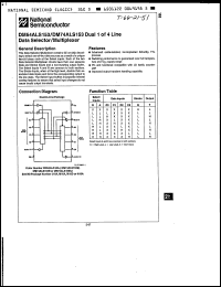 Click here to download DM74ALS153M Datasheet