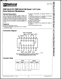 Click here to download DM74ALS158N Datasheet