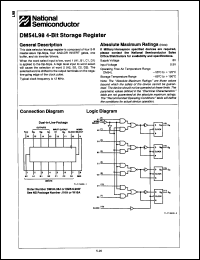 Click here to download DM54L98J/883B Datasheet