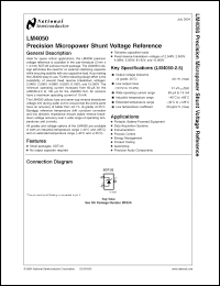 Click here to download LM4050AEM3X-2.5 Datasheet