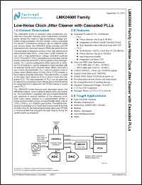 Click here to download LMK04000 Datasheet