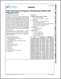 Click here to download LMX2531LQ2080E Datasheet