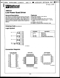 Click here to download 100313FM Datasheet