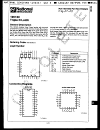 Click here to download 100130QC Datasheet