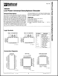 Click here to download 100170J-MIL Datasheet