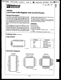 Click here to download 100354DMQB Datasheet